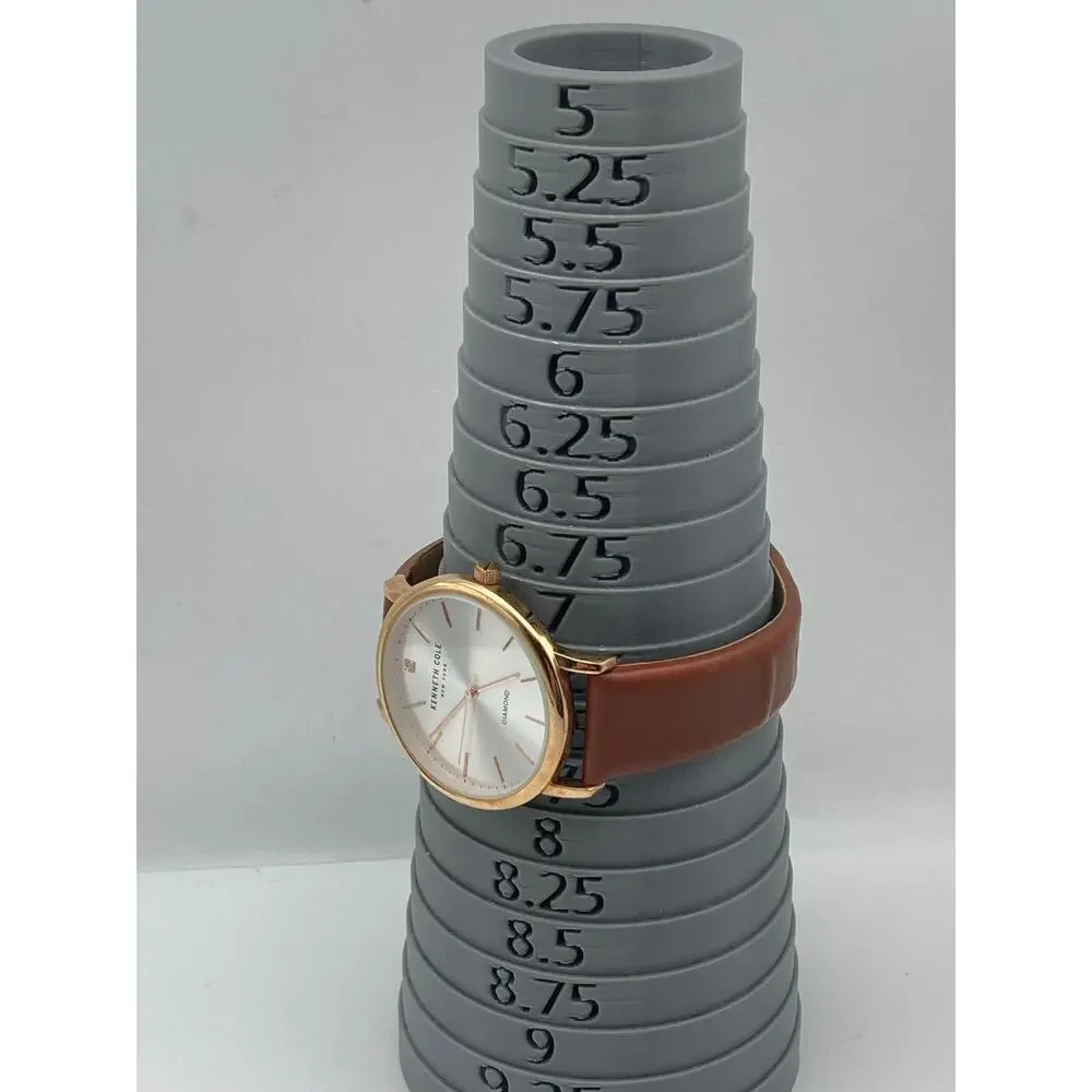 Kenneth Cole Diamond New York Men's Watch 40mm - New Battery WR 3ATM Adjustable